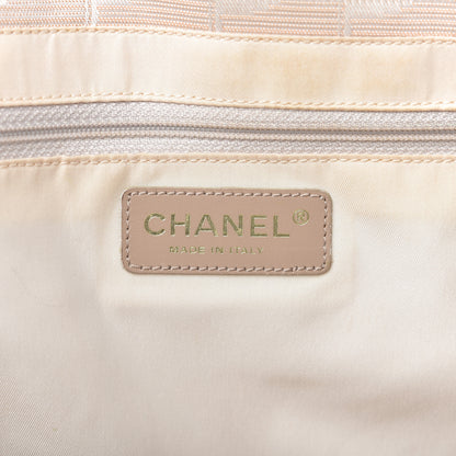 Chanel Nylon Medium Travel Tote Beige 8 of 9