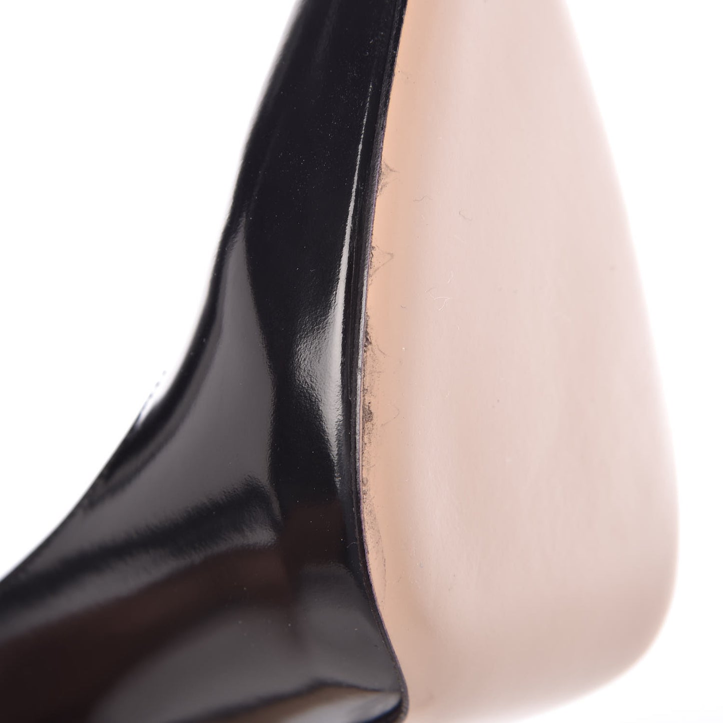 Polished Calfskin Removable Bow Elaisa Platform High Heel Pumps 36 Black