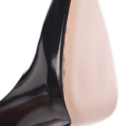 Gucci Polished Calfskin Removable Bow Elaisa Platform High Heel Pumps 36 Black 13 of 15