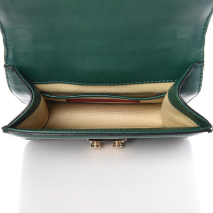 Valentino Garavani Vitello Mini Glam Lock Rockstud Flap Green 5 of 7