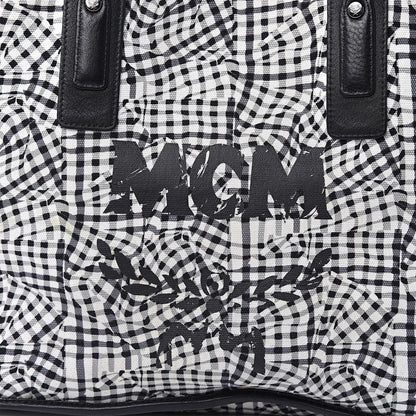 MCM Visetos Medium Liz Reversible Shopper Tote Black 22 of 22