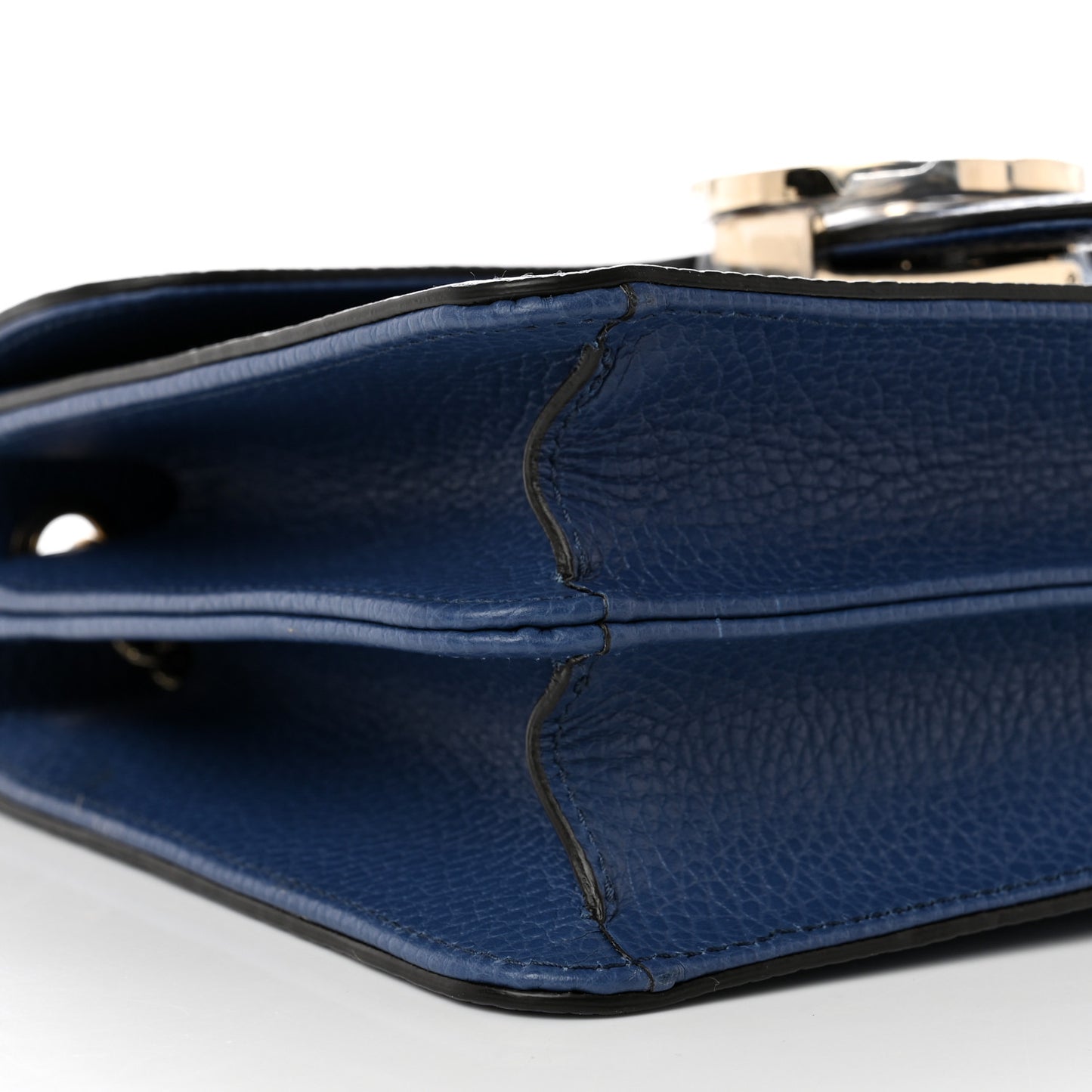 Dollar Calfskin Small Interlocking G Shoulder Bag Caspian