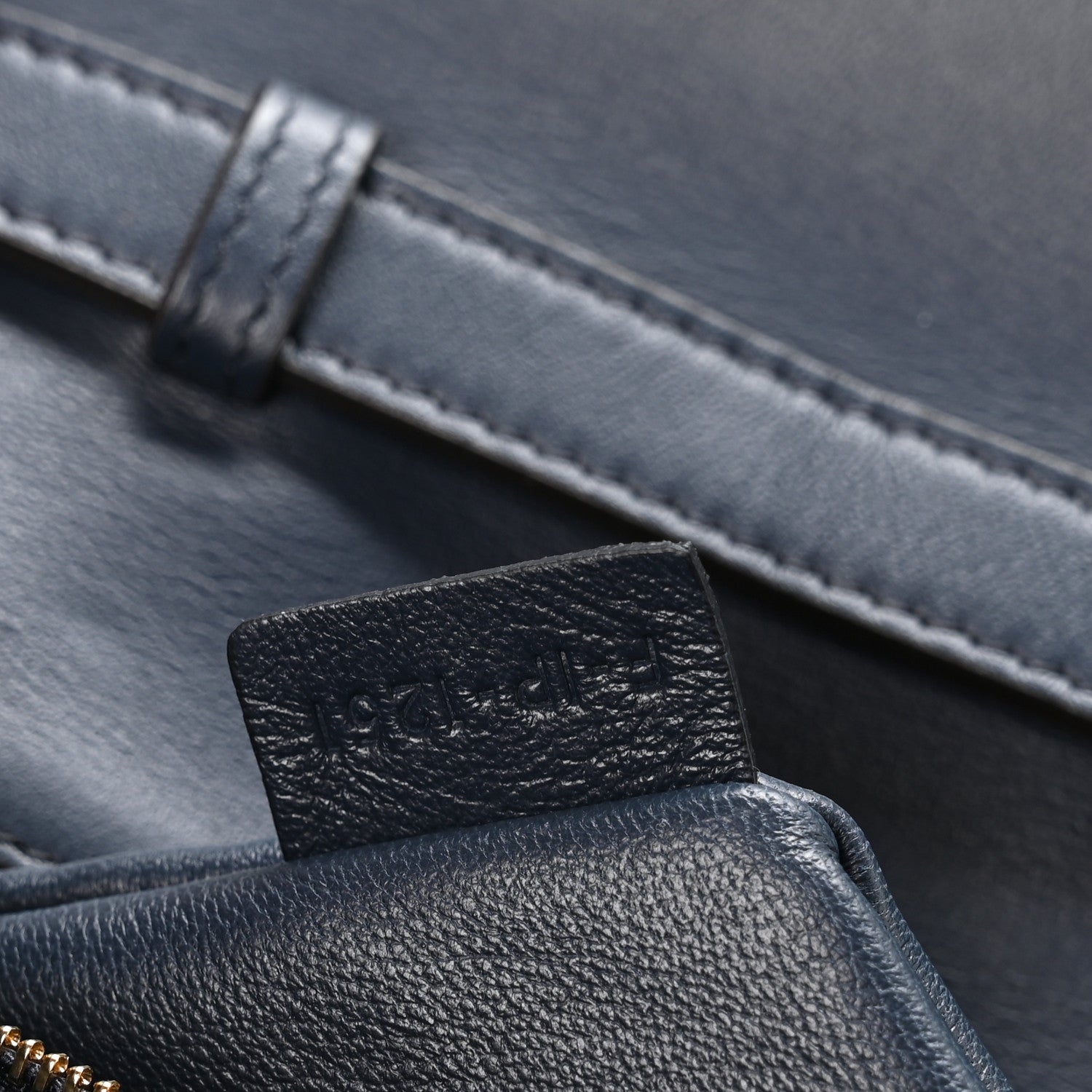 Celine Smooth Calfskin Medium Tabou Navy Blue 8 of 11