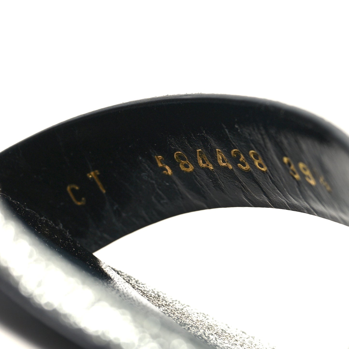 Glitter Amber 105 Ankle Strap Sandals 39.5 Silver