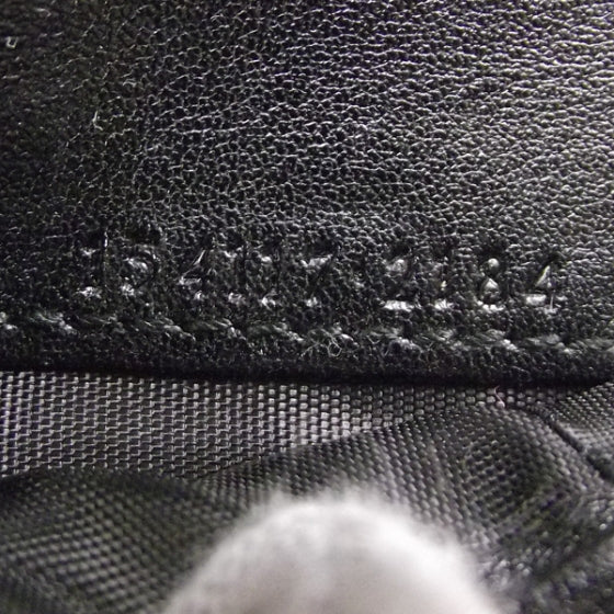 Leather Charmy French Wallet Black