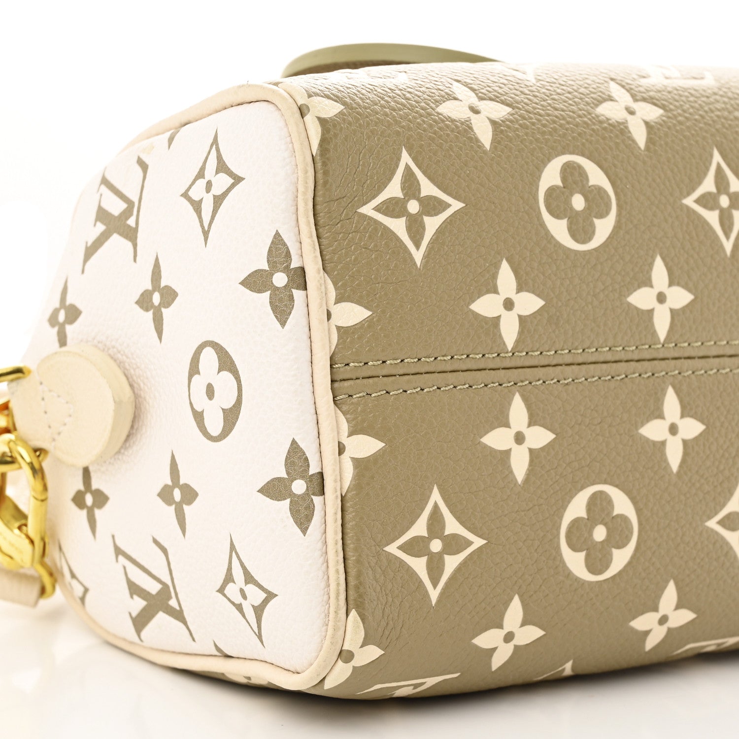 Louis Vuitton Empreinte Monogram Spring in the City Speedy Bandouliere 20 Kaki Beige Cream 8 of 12