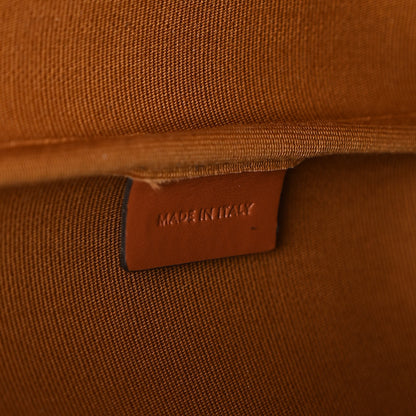 Celine Triomphe Canvas Calfskin Medium Bucket Bag Tan 6 of 10