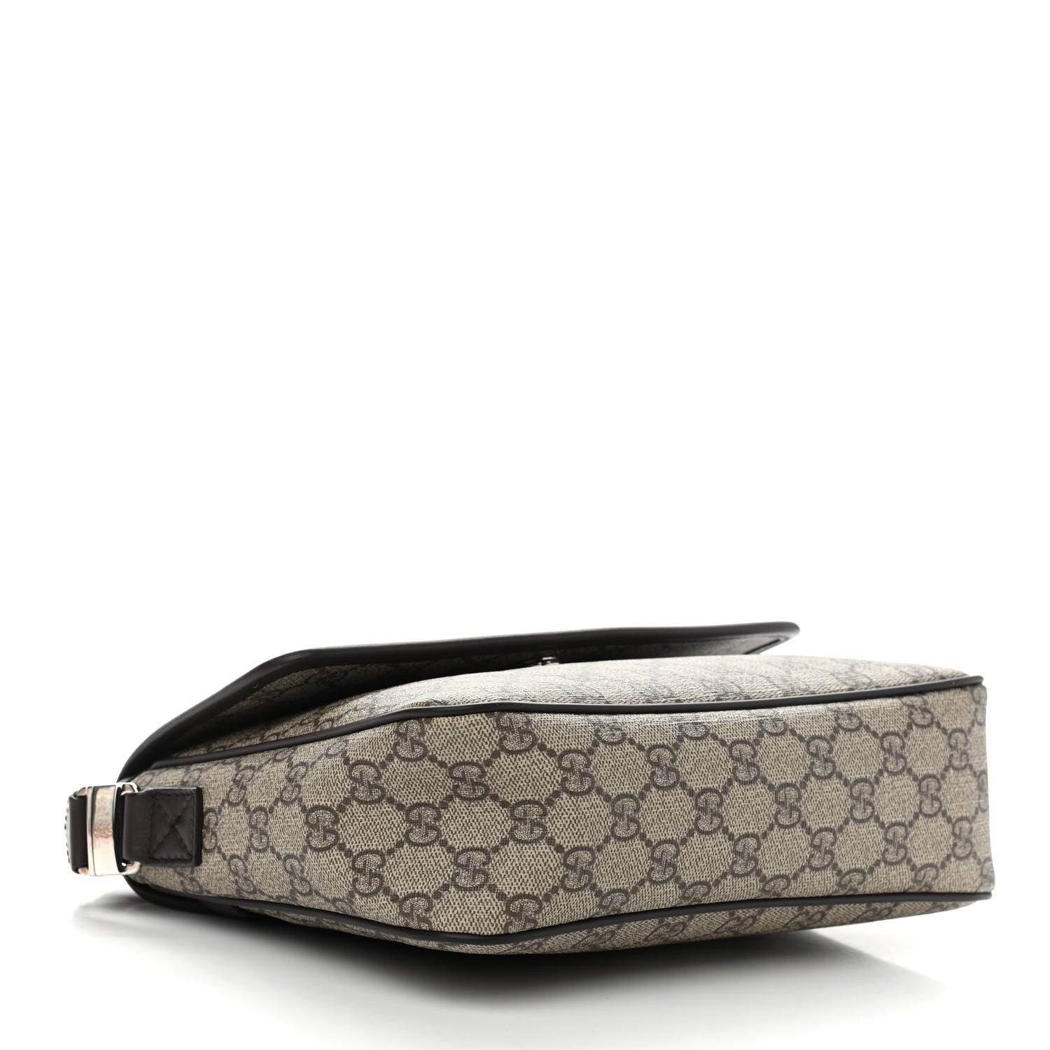 Gucci GG Supreme Monogram Web Childrens Crossbody Bag Beige Black 4 of 10