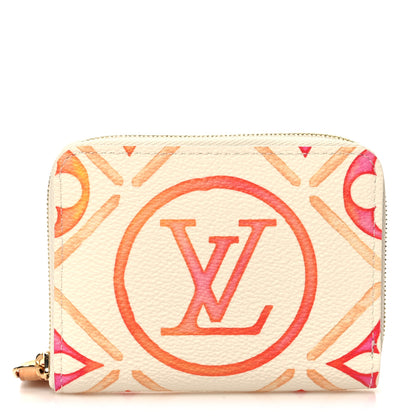 Louis Vuitton Monogram LV By The Pool Zippy Coin Purse Coral 1 of 6