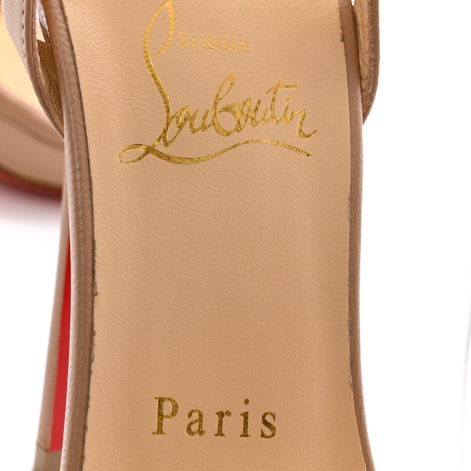 Christian Louboutin Nappa Loubi Queen 120 Pumps 39 Nude 6 of 10