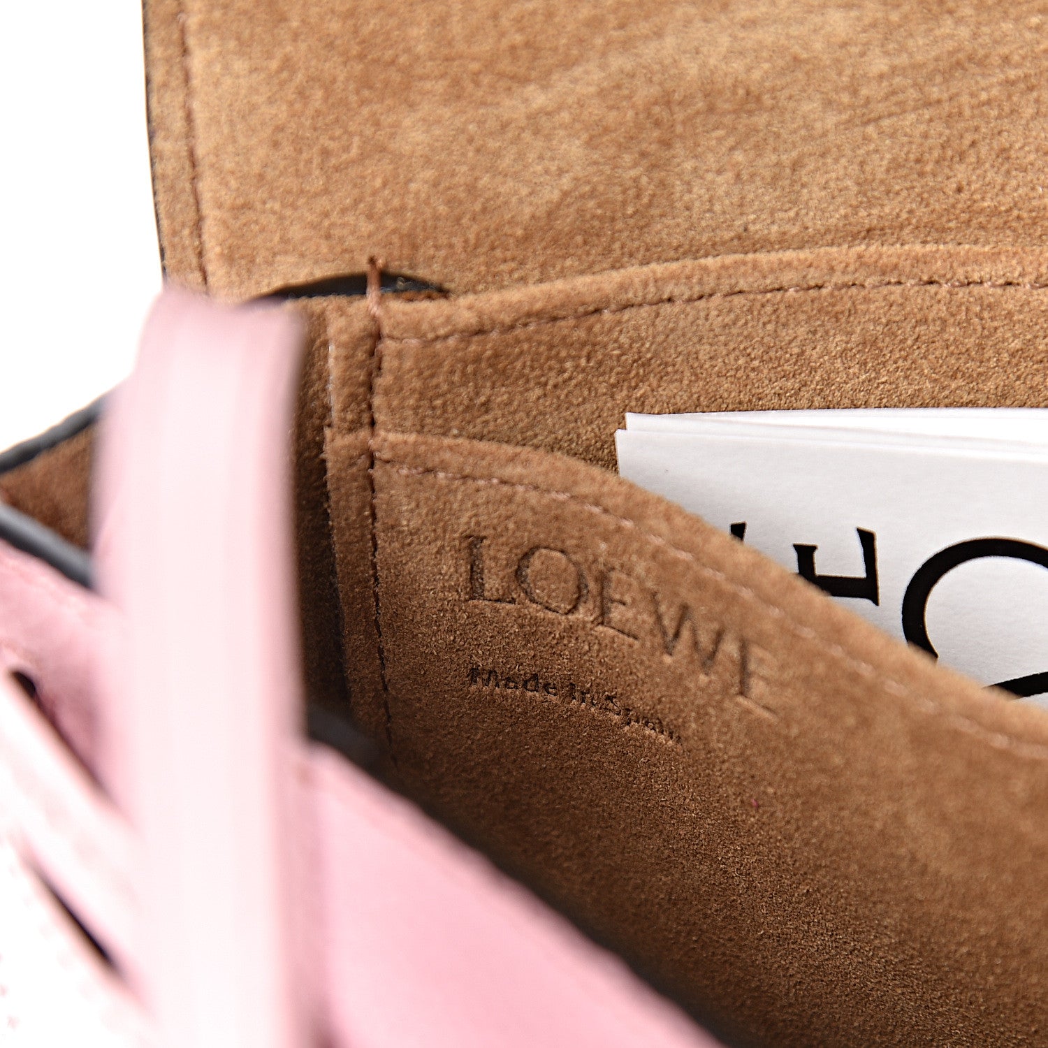 Loewe Grained Calfskin Mini Gate Crossbody Bag Pastel Pink 6 of 11
