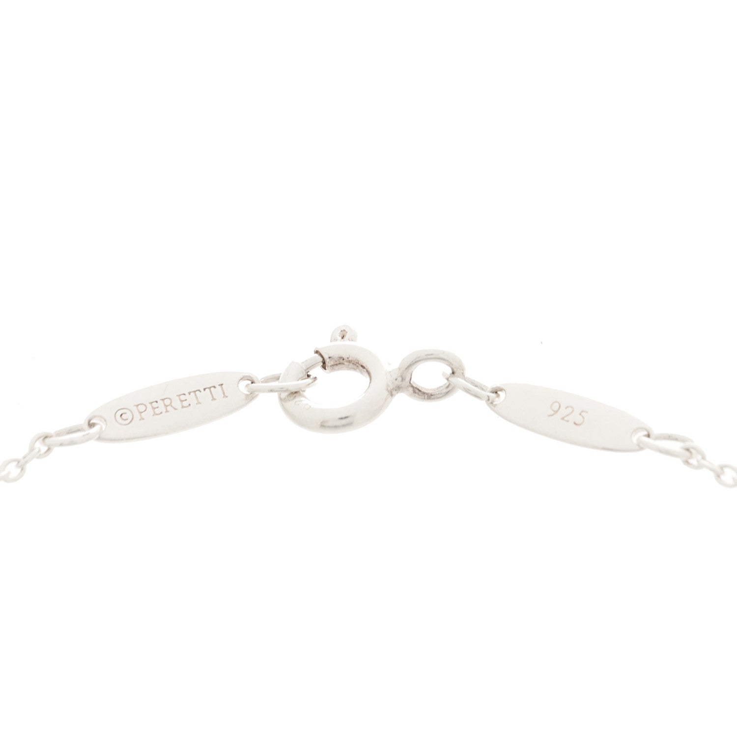 Tiffany Sterling Silver Diamond .09ct Elsa Peretti Diamonds By The Yard Bracelet 4 of 6