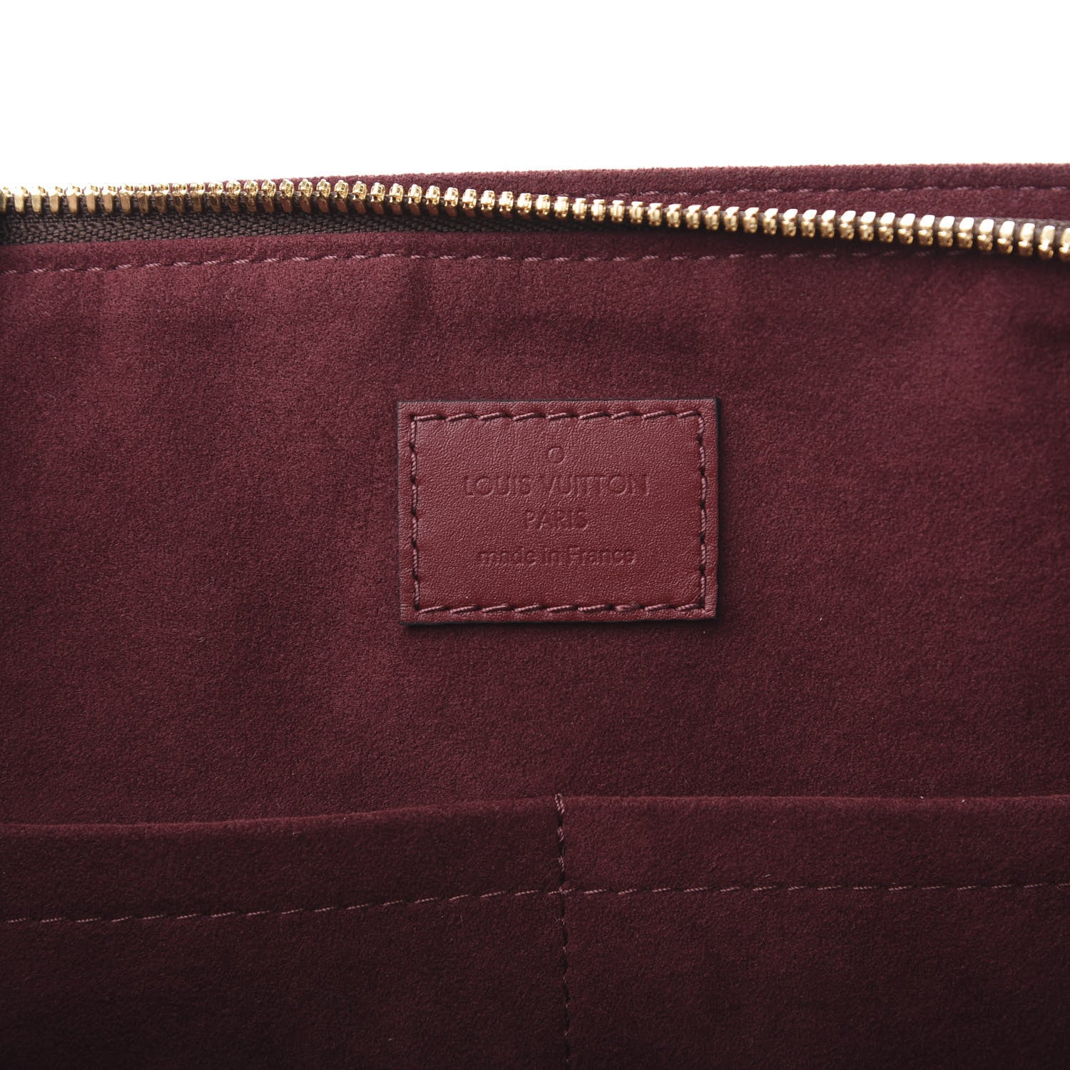 Louis Vuitton Monogram Flower Zipped Tote MM Bordeaux 7 of 9