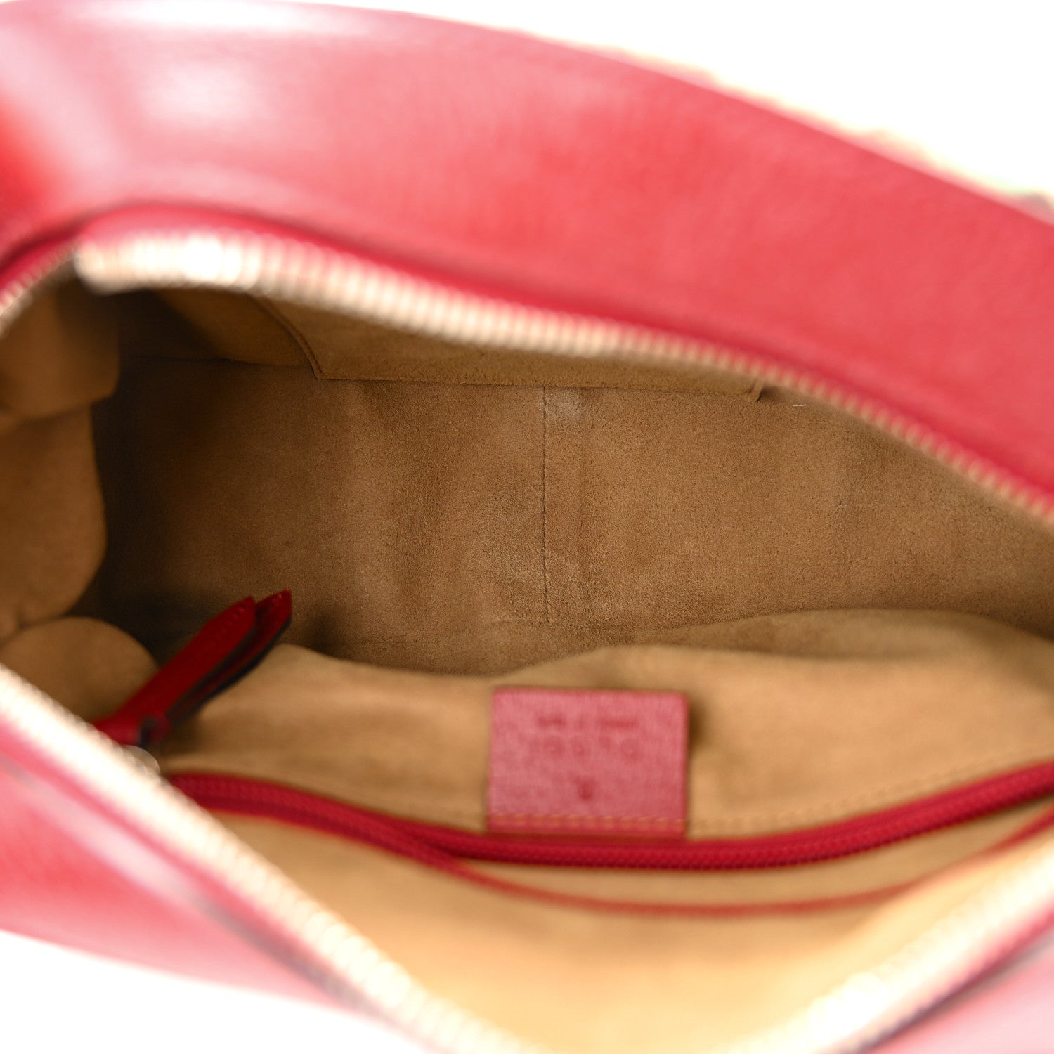 Gucci GG Supreme Monogram Tian Web Camera Bag Beige Multicolor Red 5 of 11