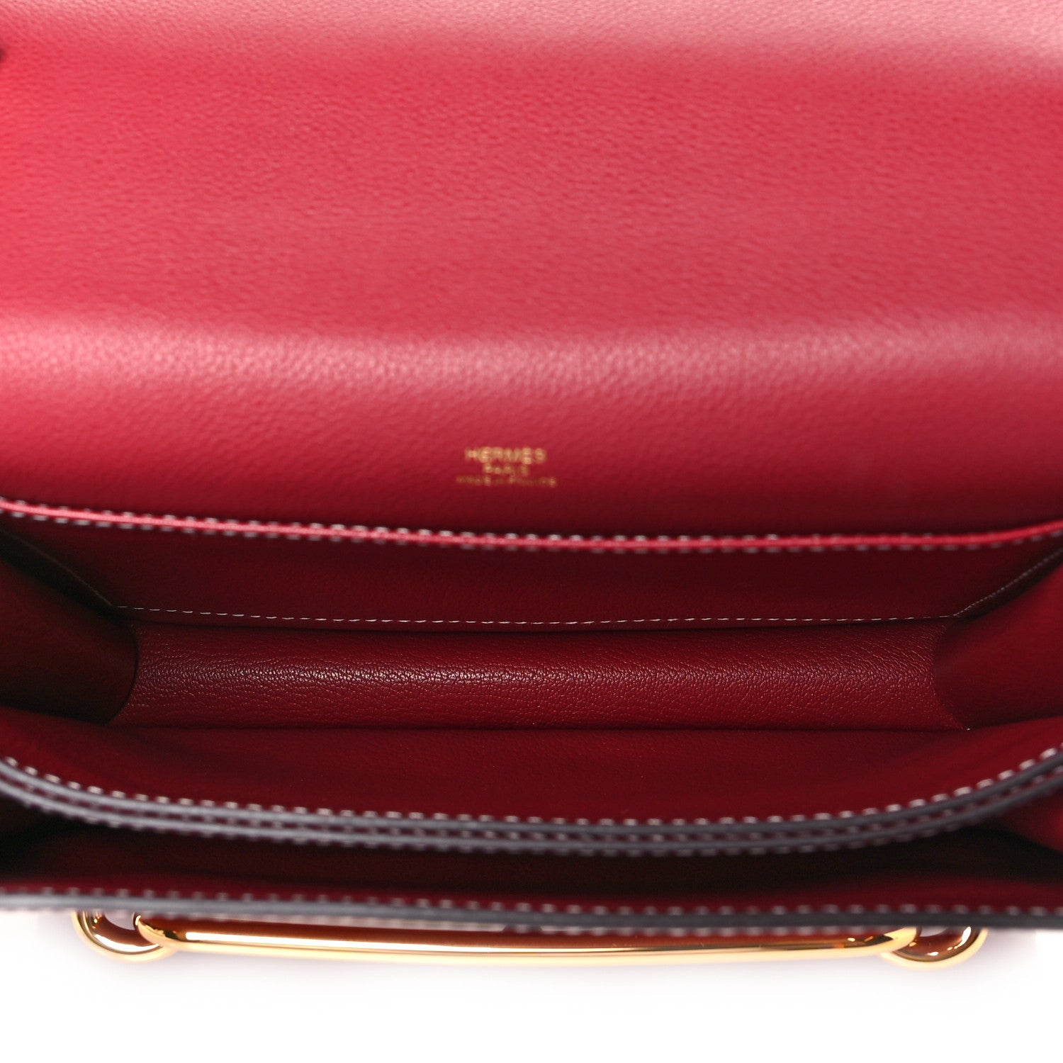 Hermes Evercolor Sac Roulis 23 Rouge Grenat 5 of 9