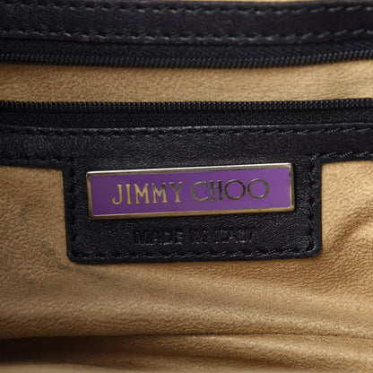 Jimmy Choo Crushed Patent Riki Bag Black 7 of 14