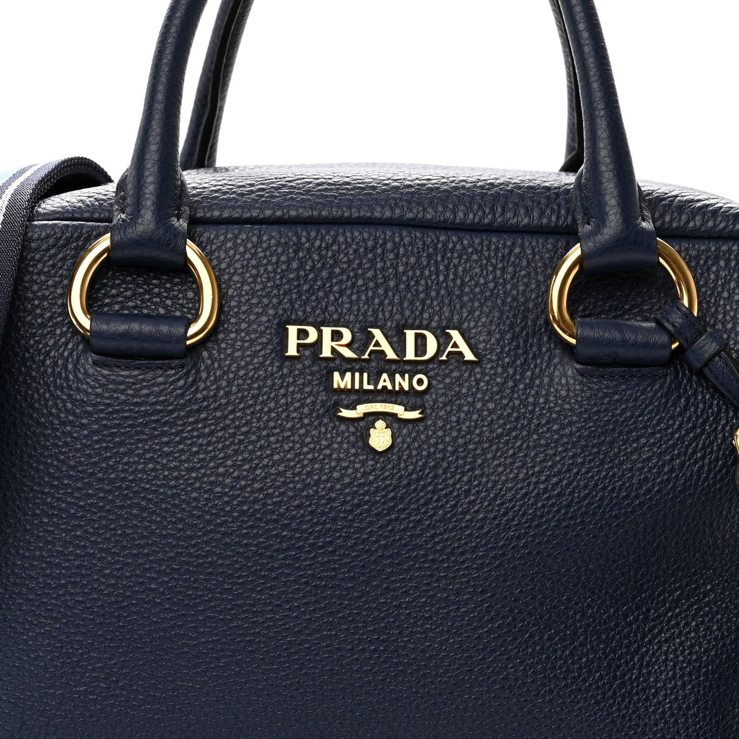 Prada Vitello Phenix Bauletto Baltico 7 of 9