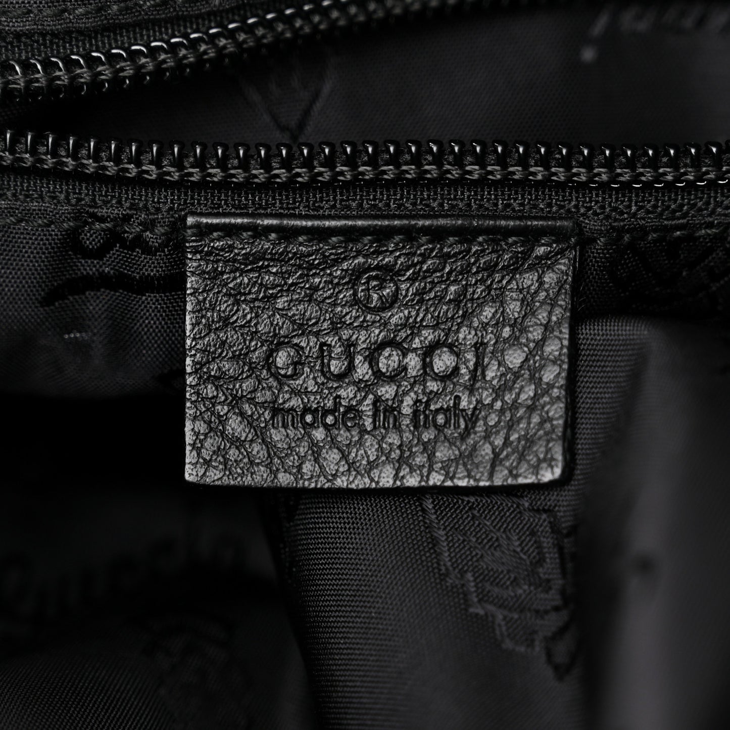 Guccissima Medium Carry On Duffle Black