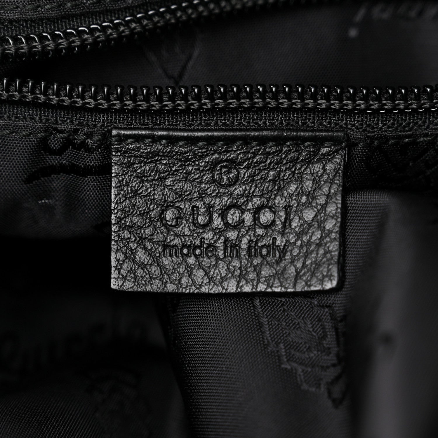 Gucci Guccissima Medium Carry On Duffle Black 6 of 11