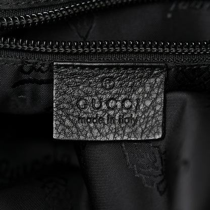 Gucci Guccissima Medium Carry On Duffle Black 6 of 11
