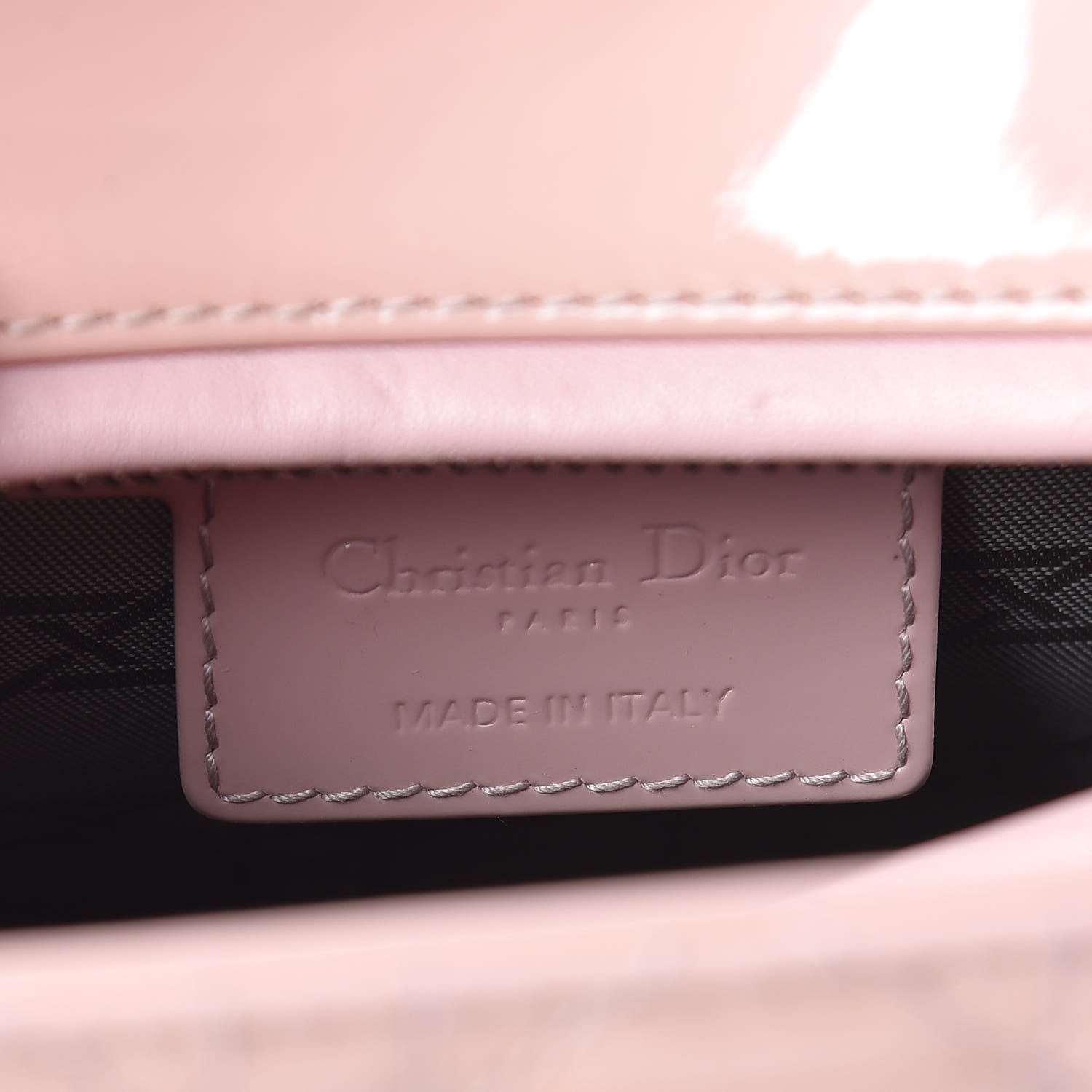 Christian Dior Patent Cannage Medium Lady Dior Rose Clair 6 of 15