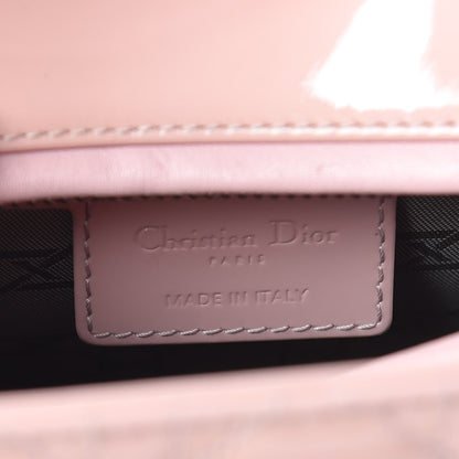 Christian Dior Patent Cannage Medium Lady Dior Rose Clair 6 of 15