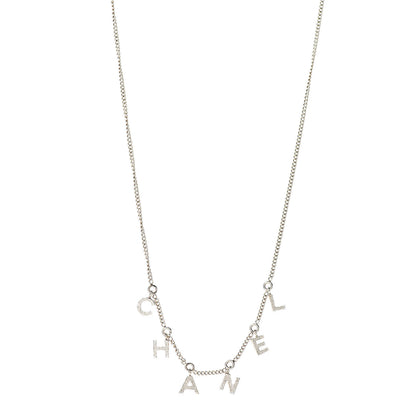 Chanel Logo Necklace Gold 1 of 5