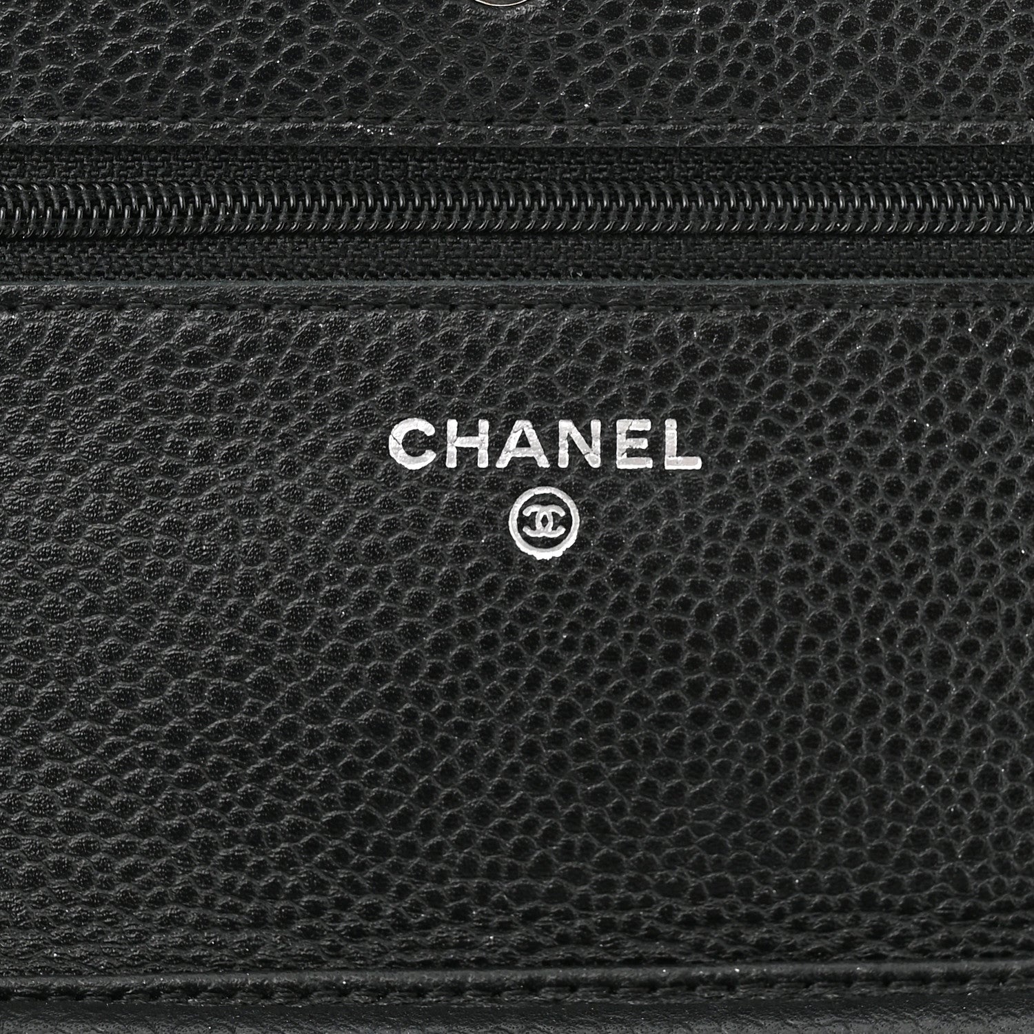 Chanel Caviar Quilted Wallet on Chain WOC Black 6 of 11