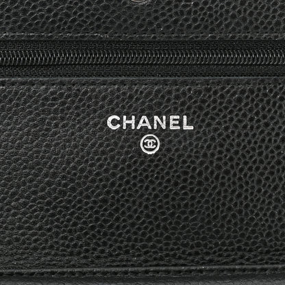 Chanel Caviar Quilted Wallet on Chain WOC Black 6 of 11