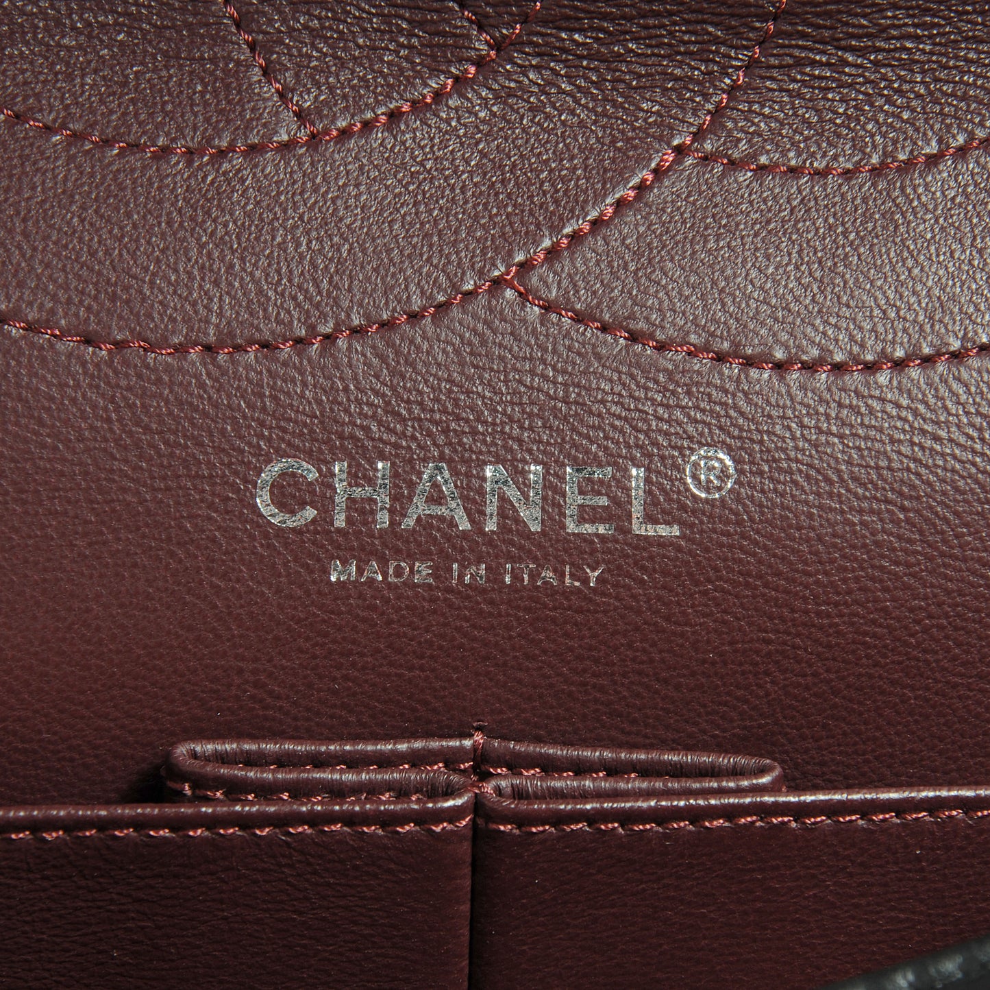 Aged Calfskin Quilted 2.55 Reissue 227 Flap Black