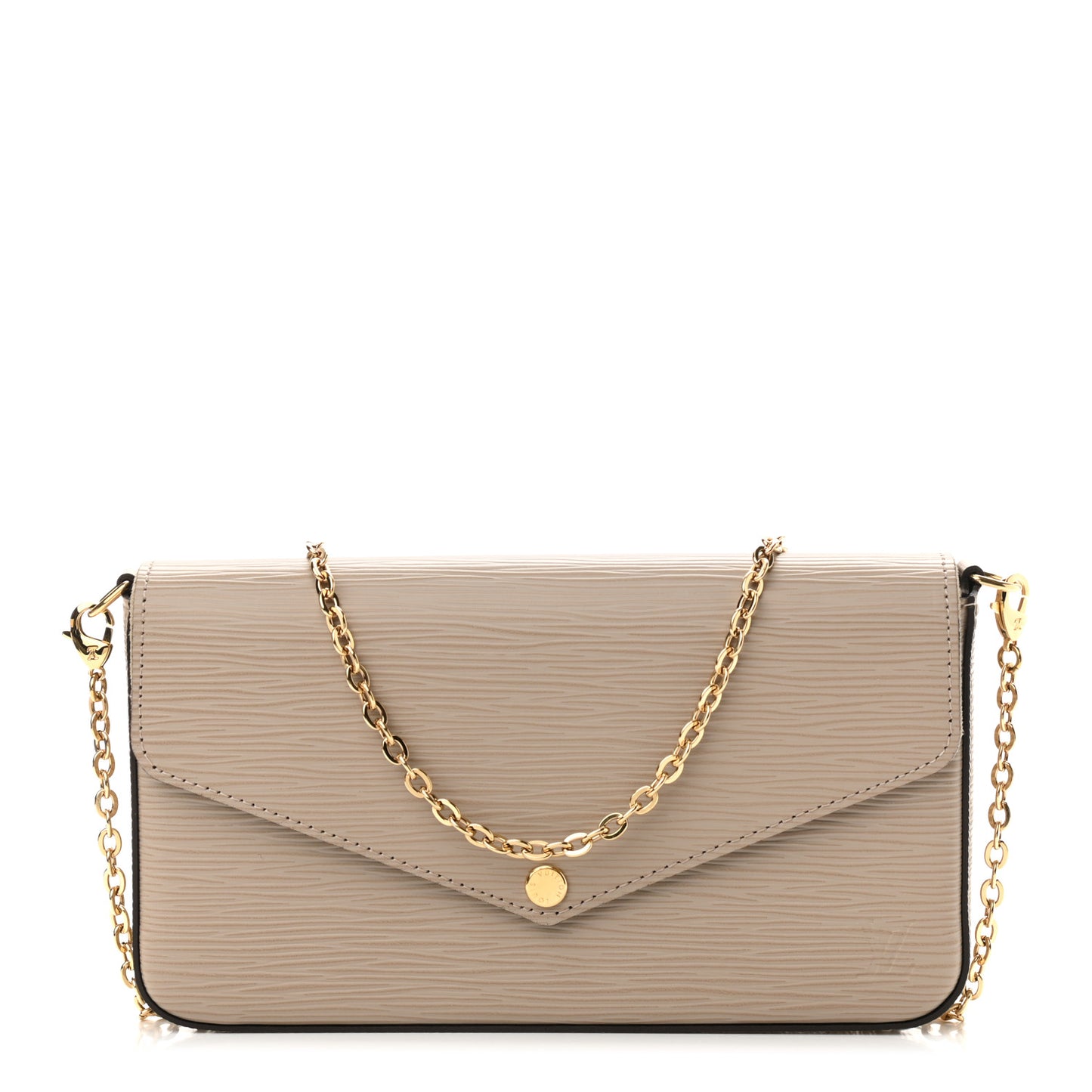 Epi Felicie Pochette Chain Wallet Galet