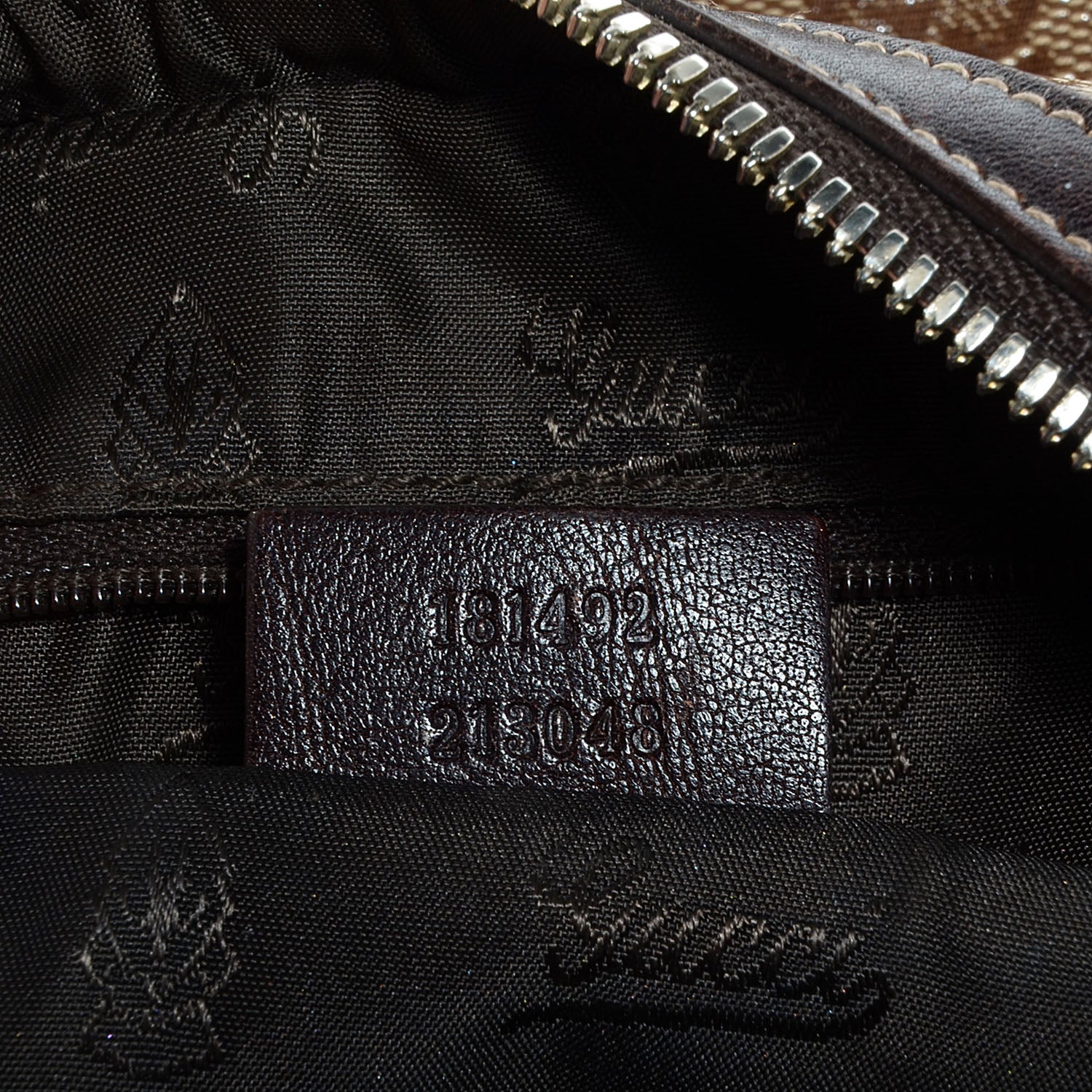 Gucci Crystal Monogram Duchessa Hobo Ebony 7 of 7