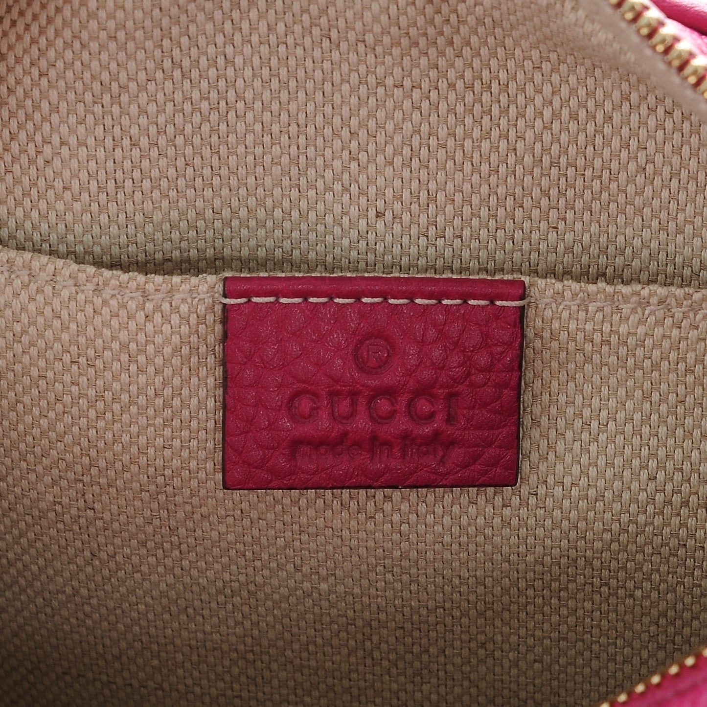 Cellarius Calfskin Small Soho Disco Bag Bright Bouganville