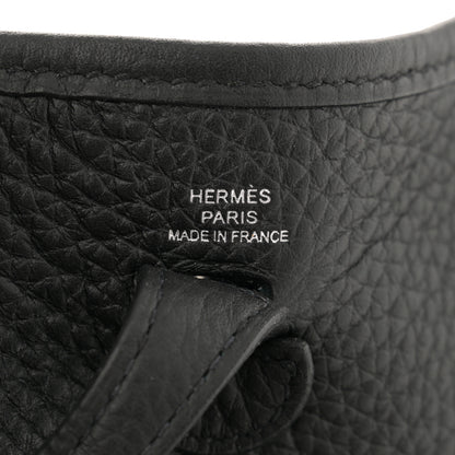 Hermes Taurillon Clemence Evelyne TPM Black 6 of 11