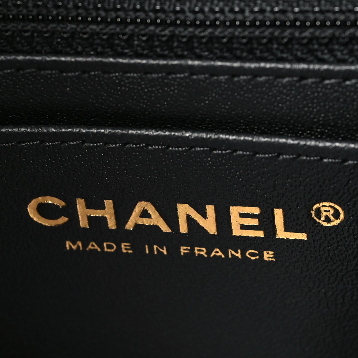 Chanel Lambskin Quilted Mini Rectangular Flap Black 6 of 10