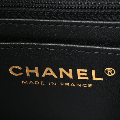Chanel Lambskin Quilted Mini Rectangular Flap Black 6 of 10