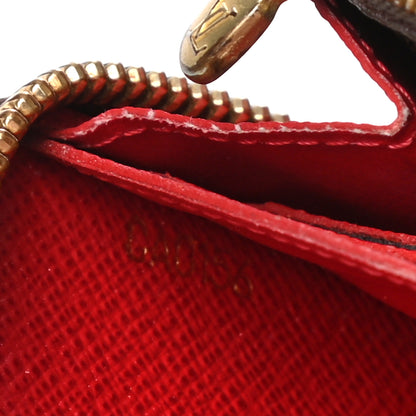 Louis Vuitton Damier Ebene Clemence Wallet Cherry 7 of 7