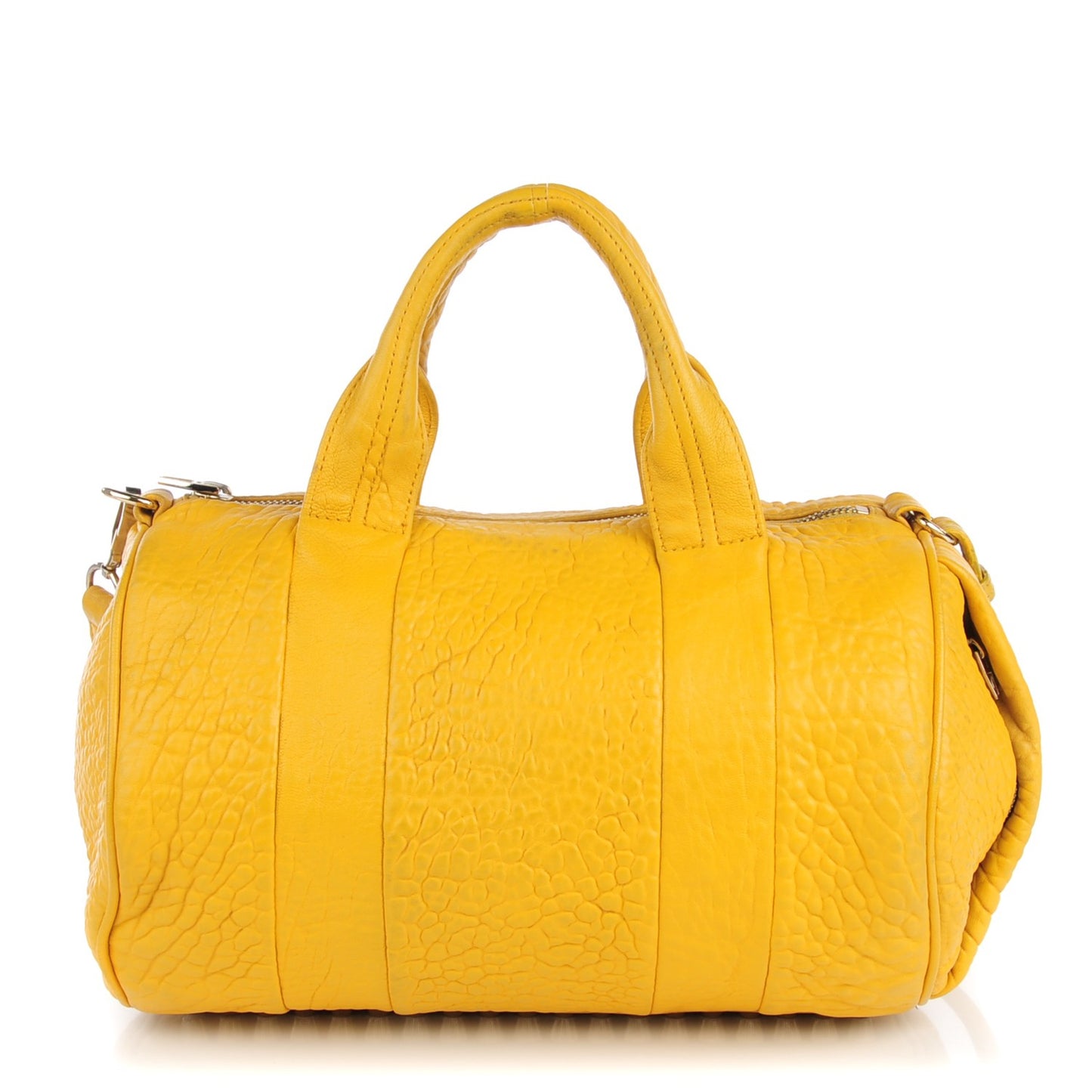 Pebbled Lambskin Rocco Yellow Light Gold Hardware