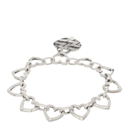 Tiffany Sterling Silver Notes Heart Tag Bracelet 2 of 3