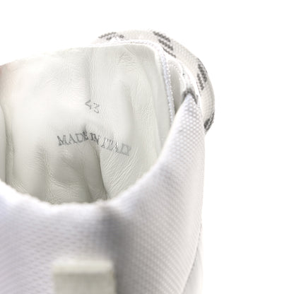 Jimmy Choo Calfskin Mesh Inca Platform Hiking Boots 43 White 9 of 10