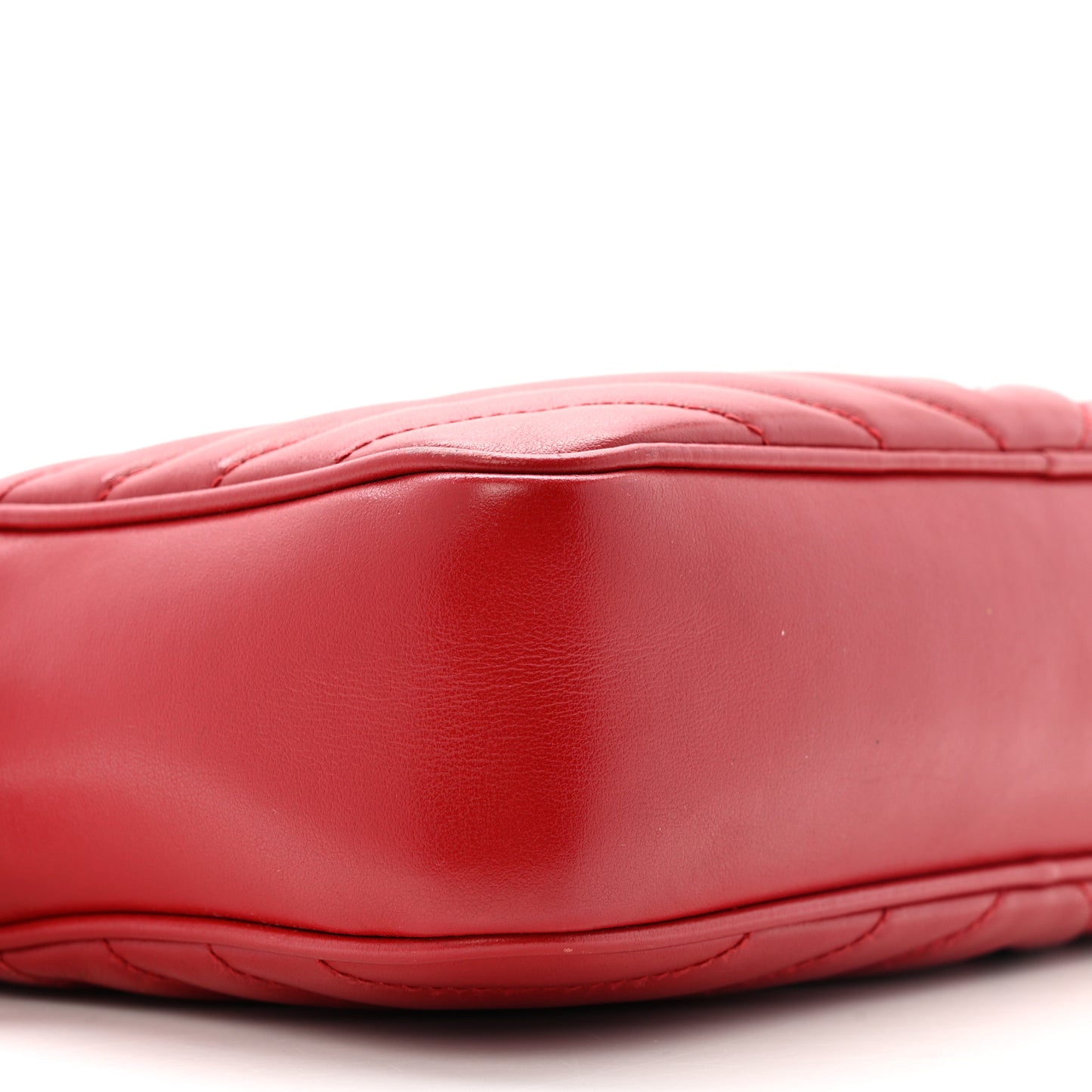 Calfskin Matelasse Monogram Lou Camera Bag Red