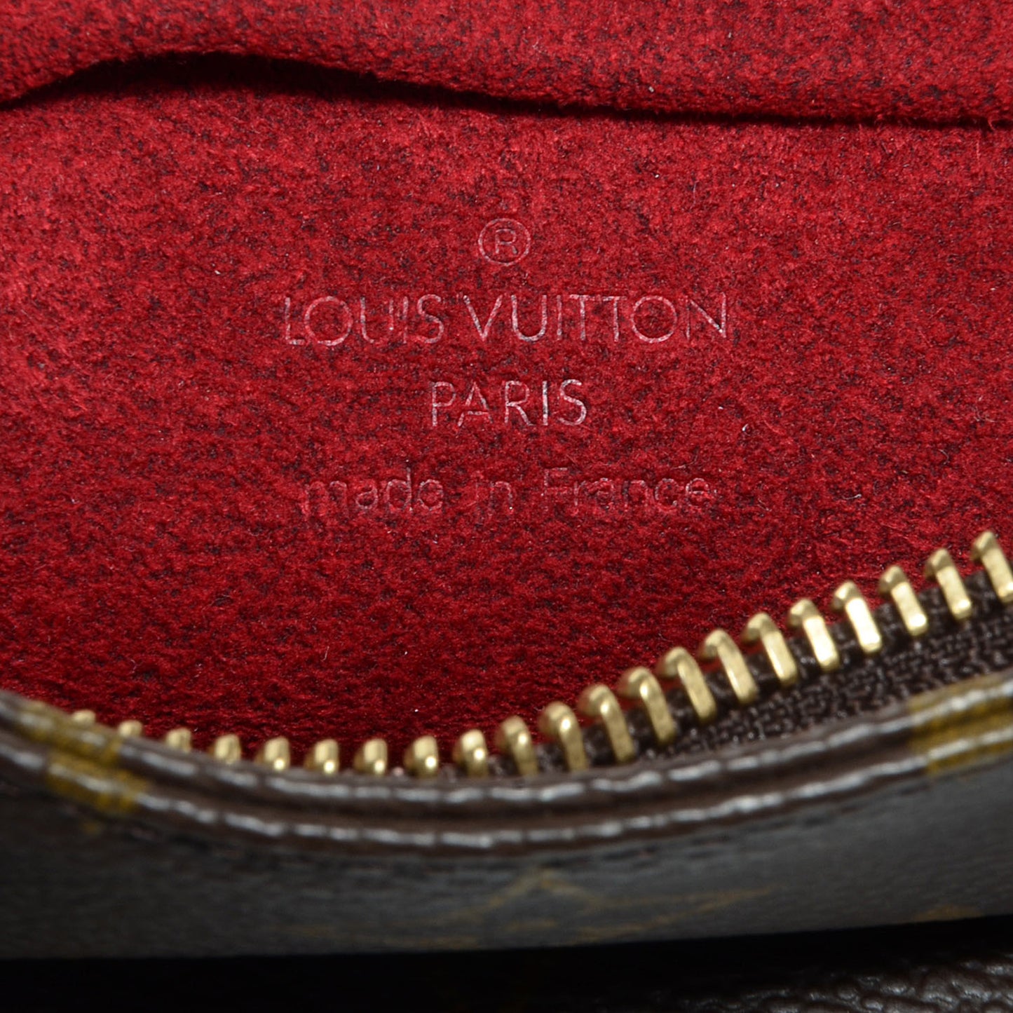 Monogram Partition Clutch