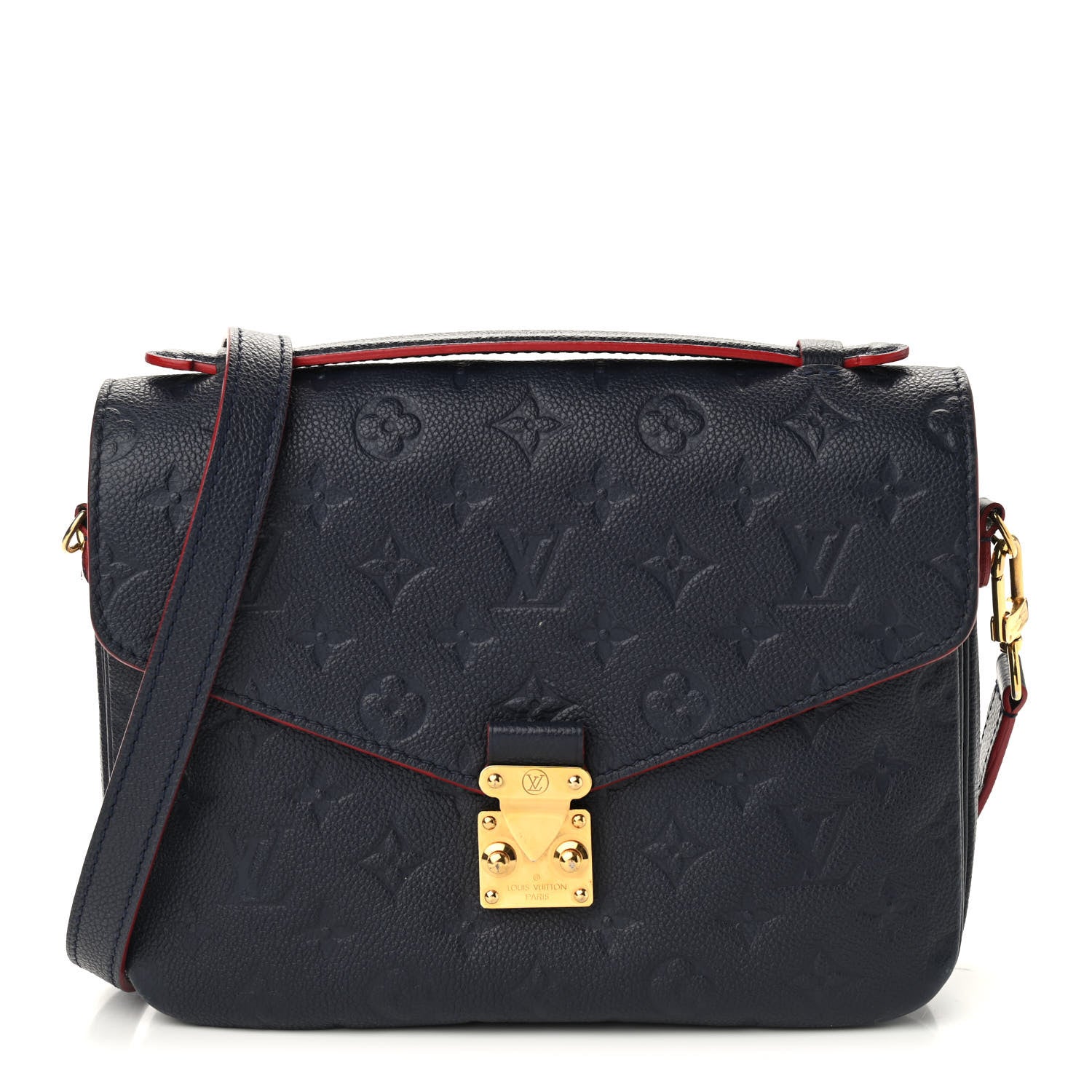 Louis Vuitton Empreinte Pochette Metis Marine Rouge 1 of 9