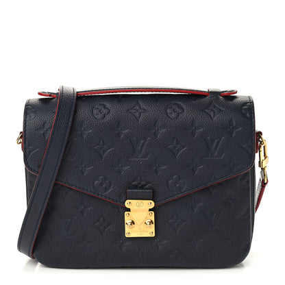 Louis Vuitton Empreinte Pochette Metis Marine Rouge 1 of 9