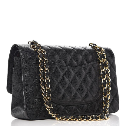 Chanel Caviar Quilted Medium Double Flap Black 4 of 9