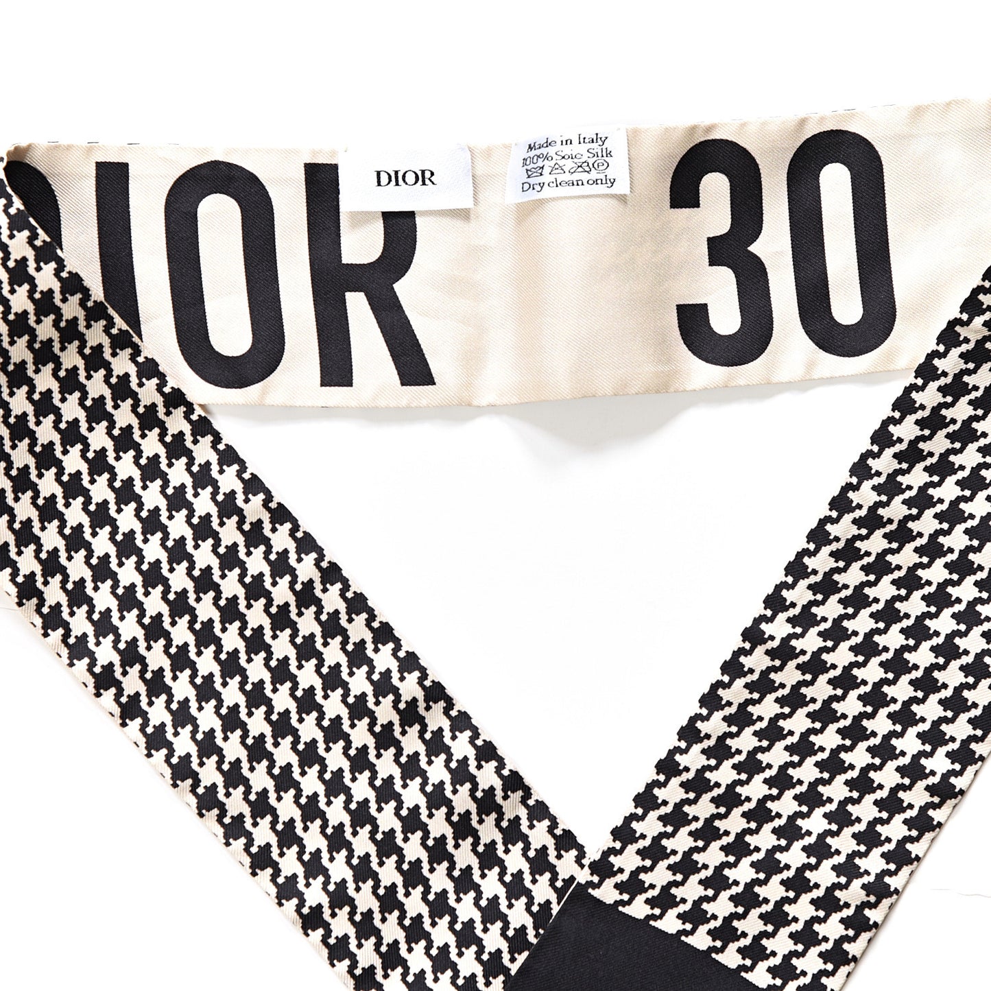 Silk 30 Montaigne Mitzah Scarf Black White