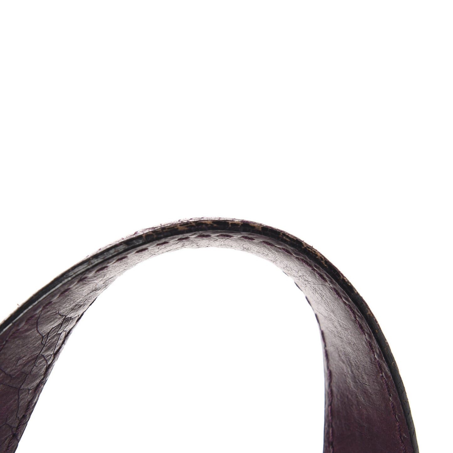 Crackled Calfskin Medium Nightingale Aubergine