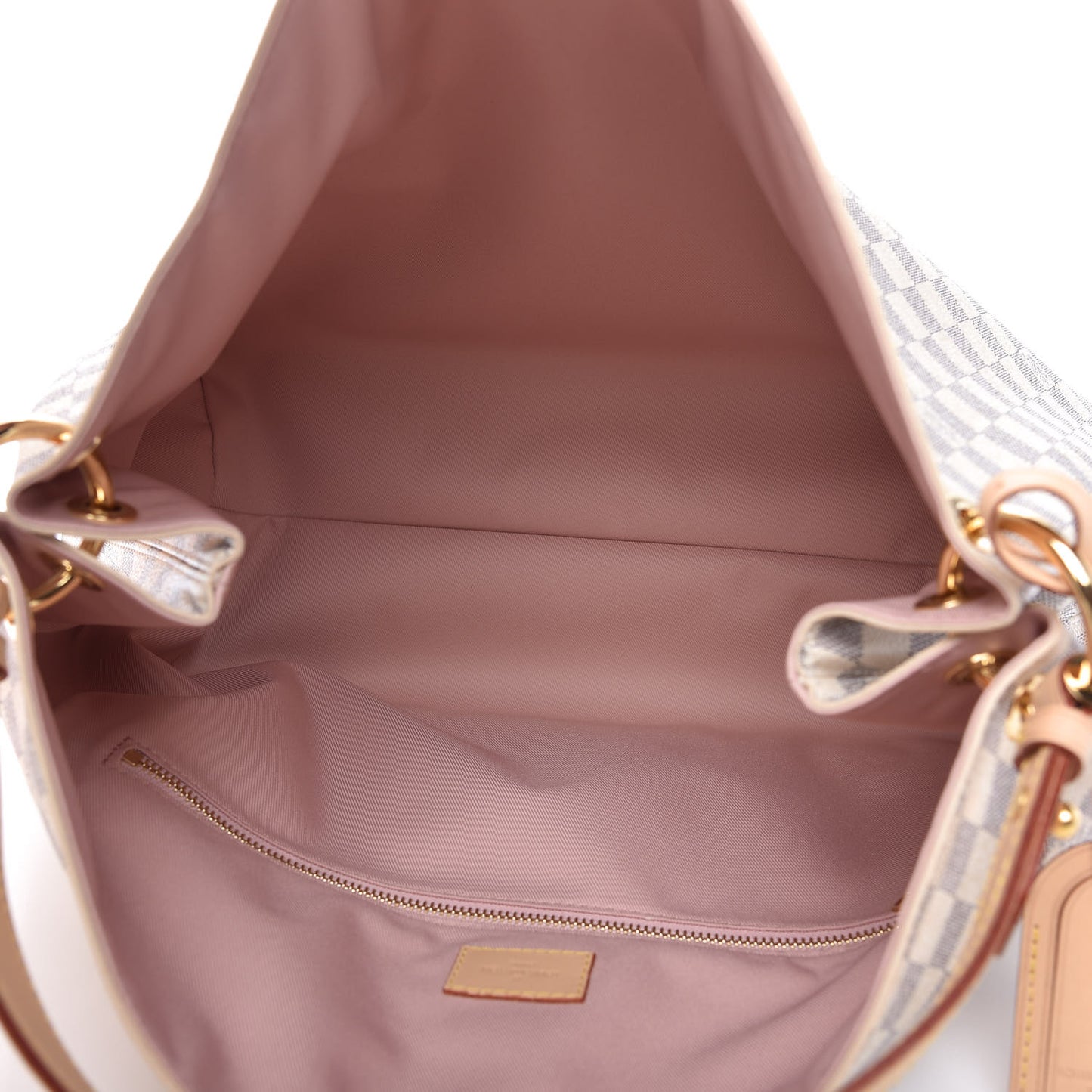Damier Azur Graceful MM Rose Ballerine