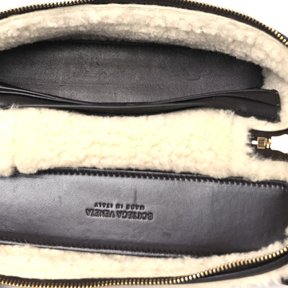 Bottega Veneta Calfskin Shearling Bang Bang Vanity Case Light Brown Teddy 5 of 11