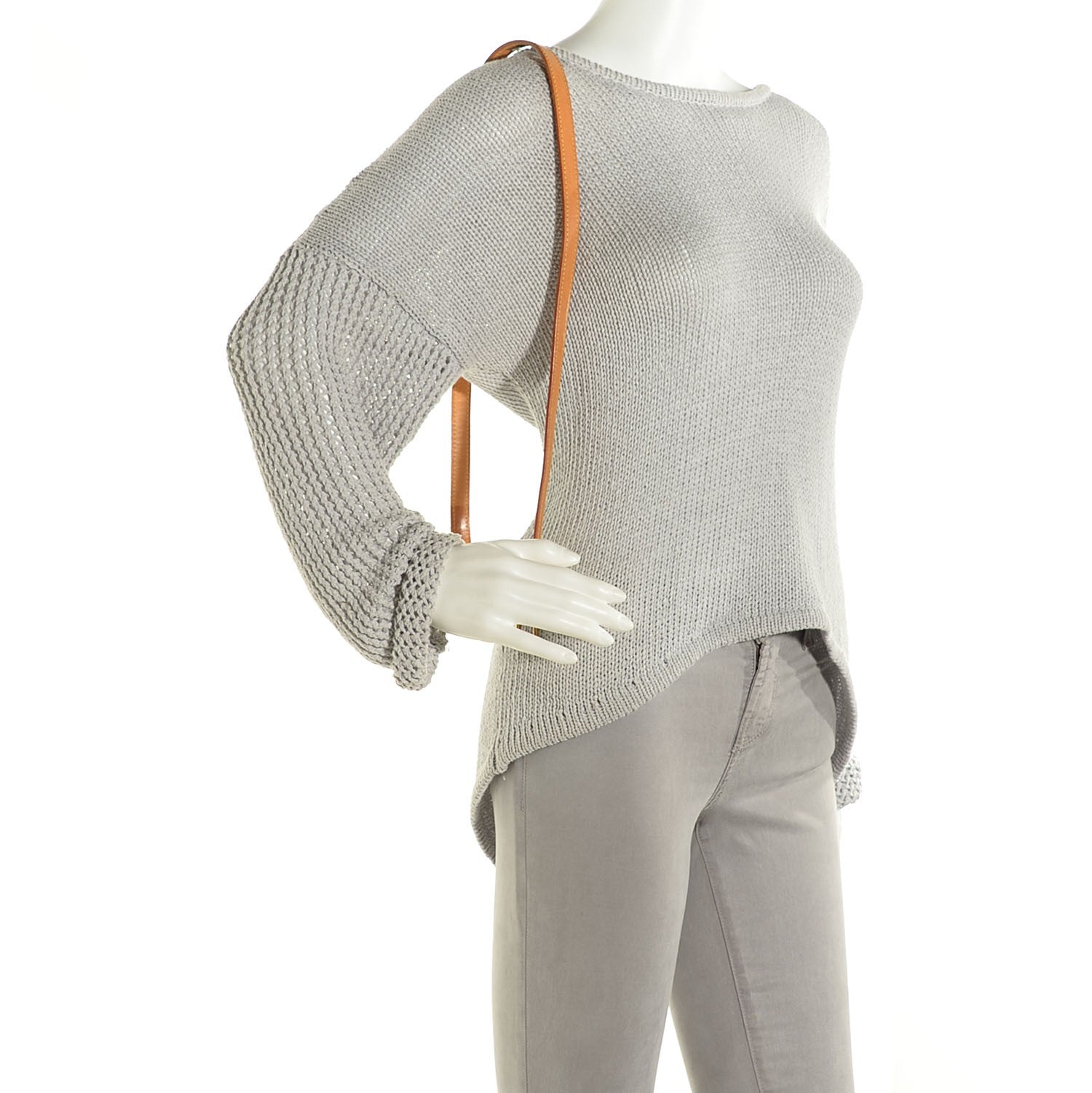 Louis Vuitton Vachetta Long Shoulder Strap VVN 2 of 5